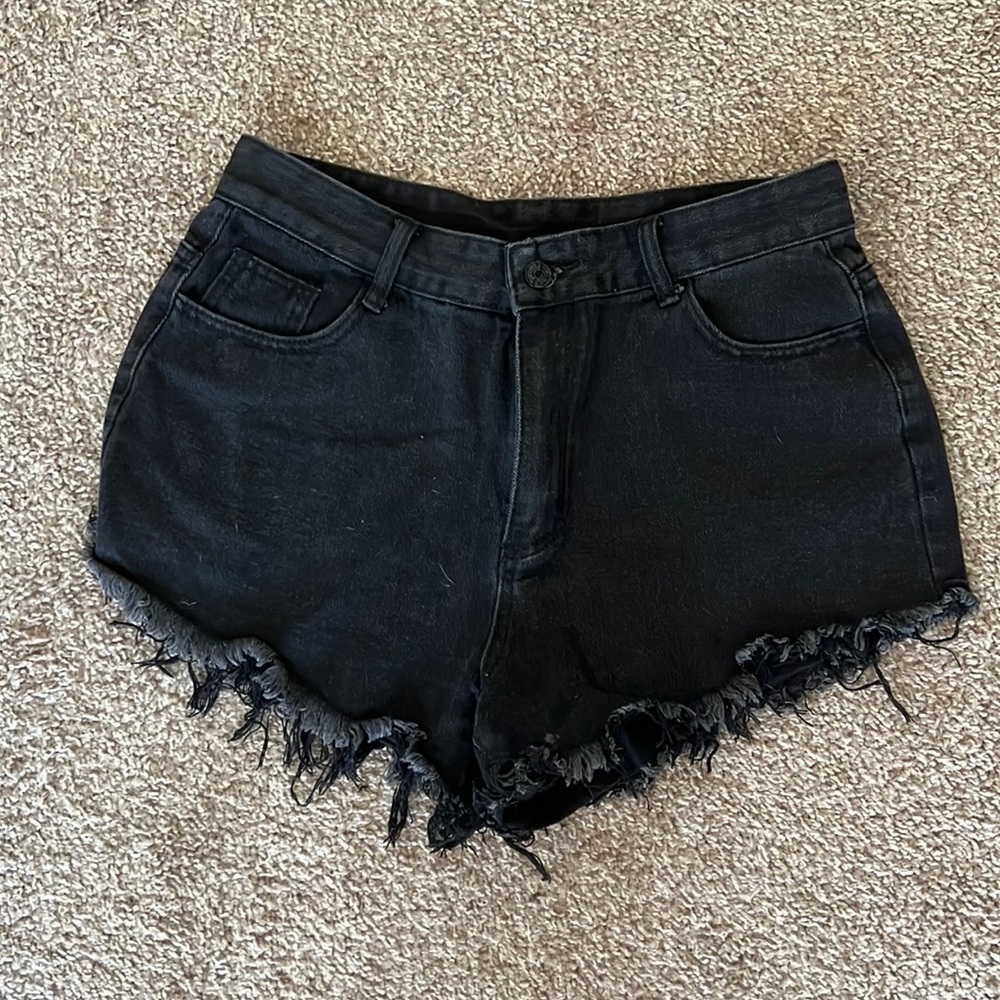 Hi Rise Flame Shorts